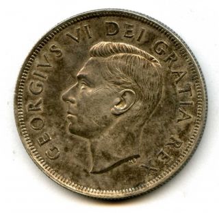 1949 Canada Silver $1 Dollar Xf 37848 photo