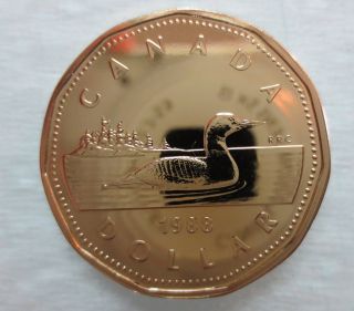 1988 Canada Loonie Proof - Like One Dollar Coin photo