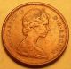 1965 Pointed 5 Small Bead Queen Elizabeth Iipenny M54 Coins: Canada photo 2