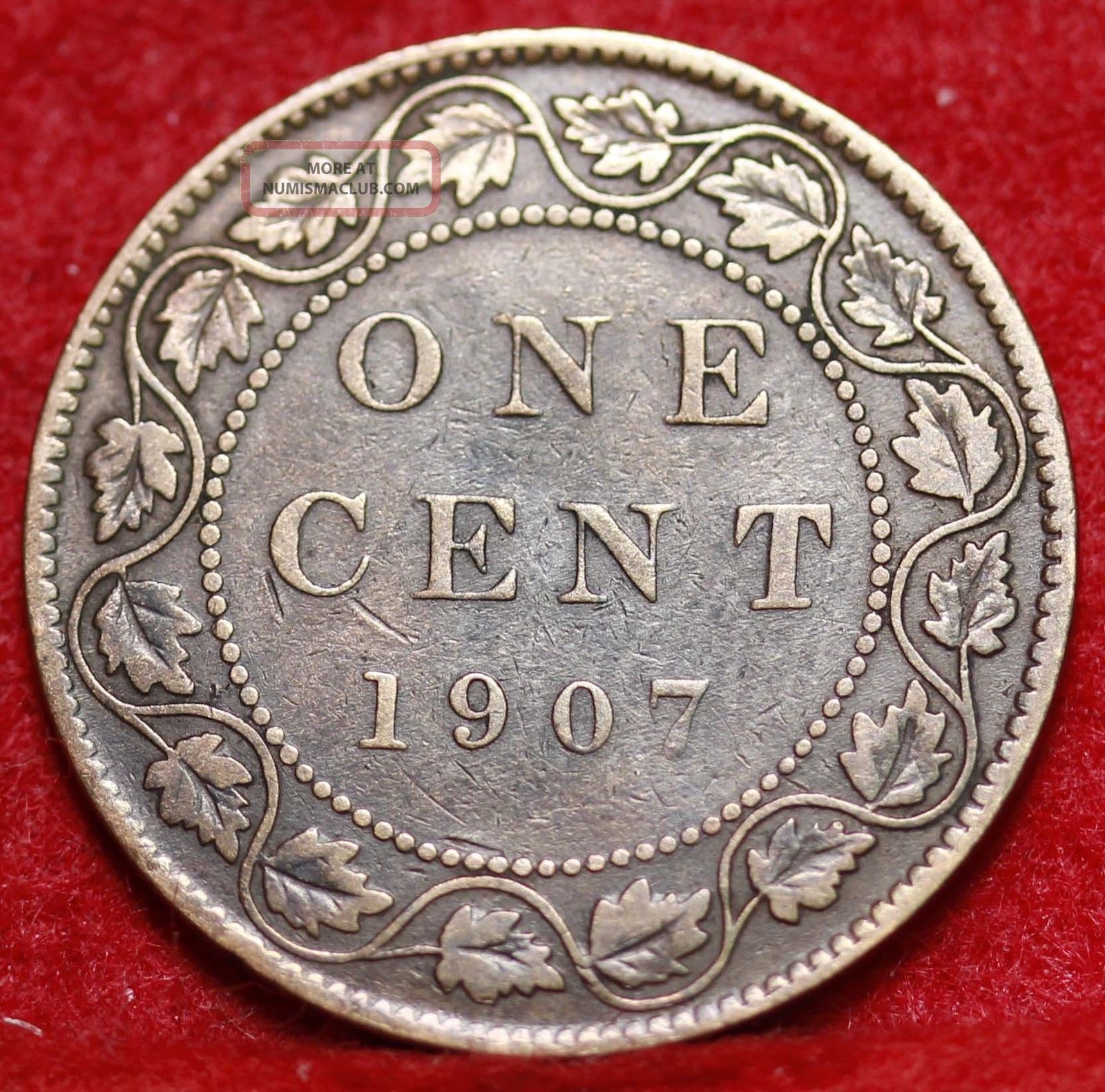 1907 Canada 1 Cent Foreign Coin S h 1907-canada-1-cent-foreign-coin-s-h