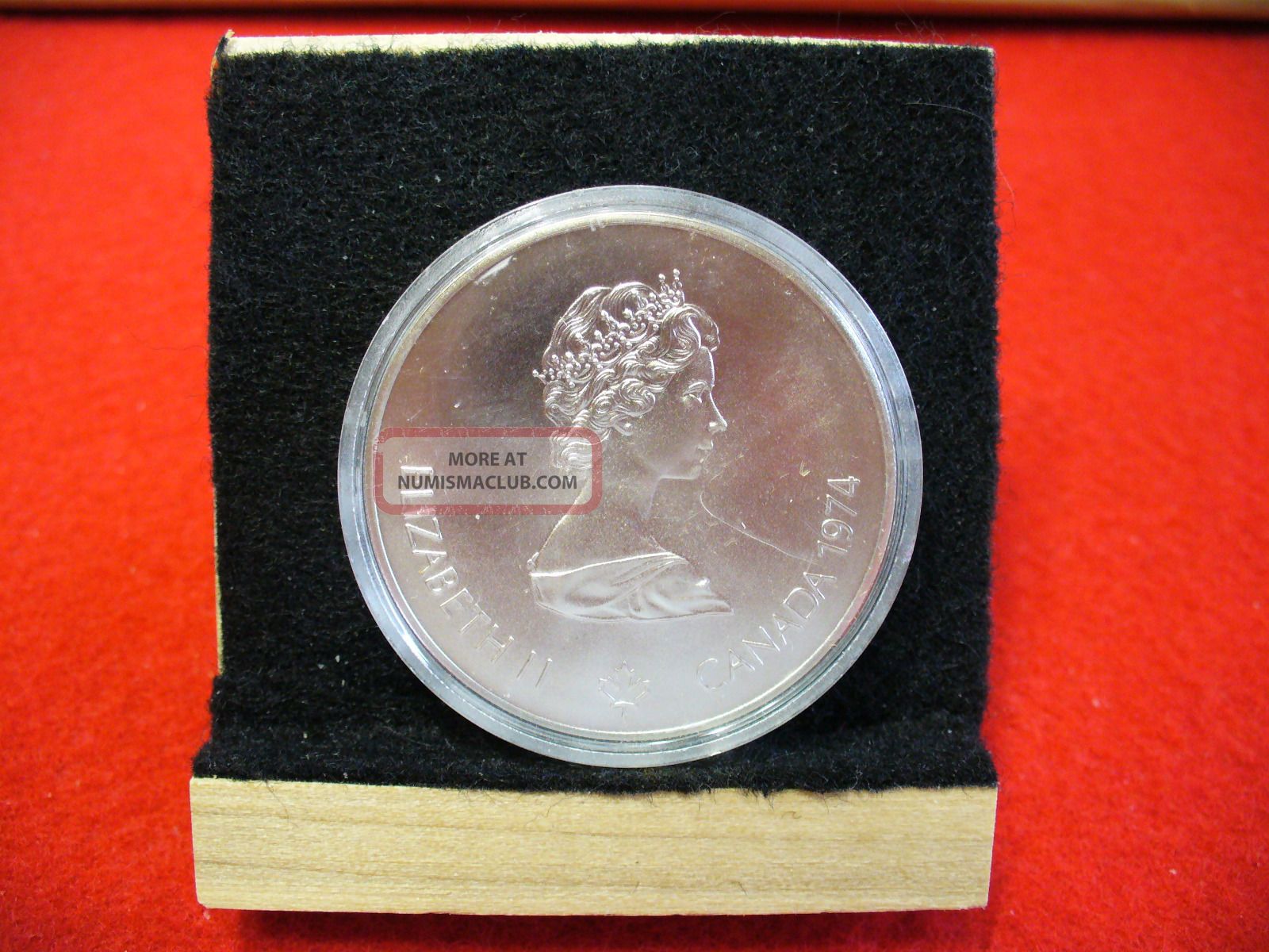 1976 Montreal Olympics Silver 5 Coin Canada Rowing 1976-montreal-olympics-silver-5-coin-canada-rowing