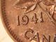Error Coin 1941 Double Date 941 & Leaves George Vi Penny S114 Some Lustre Coins: Canada photo 1