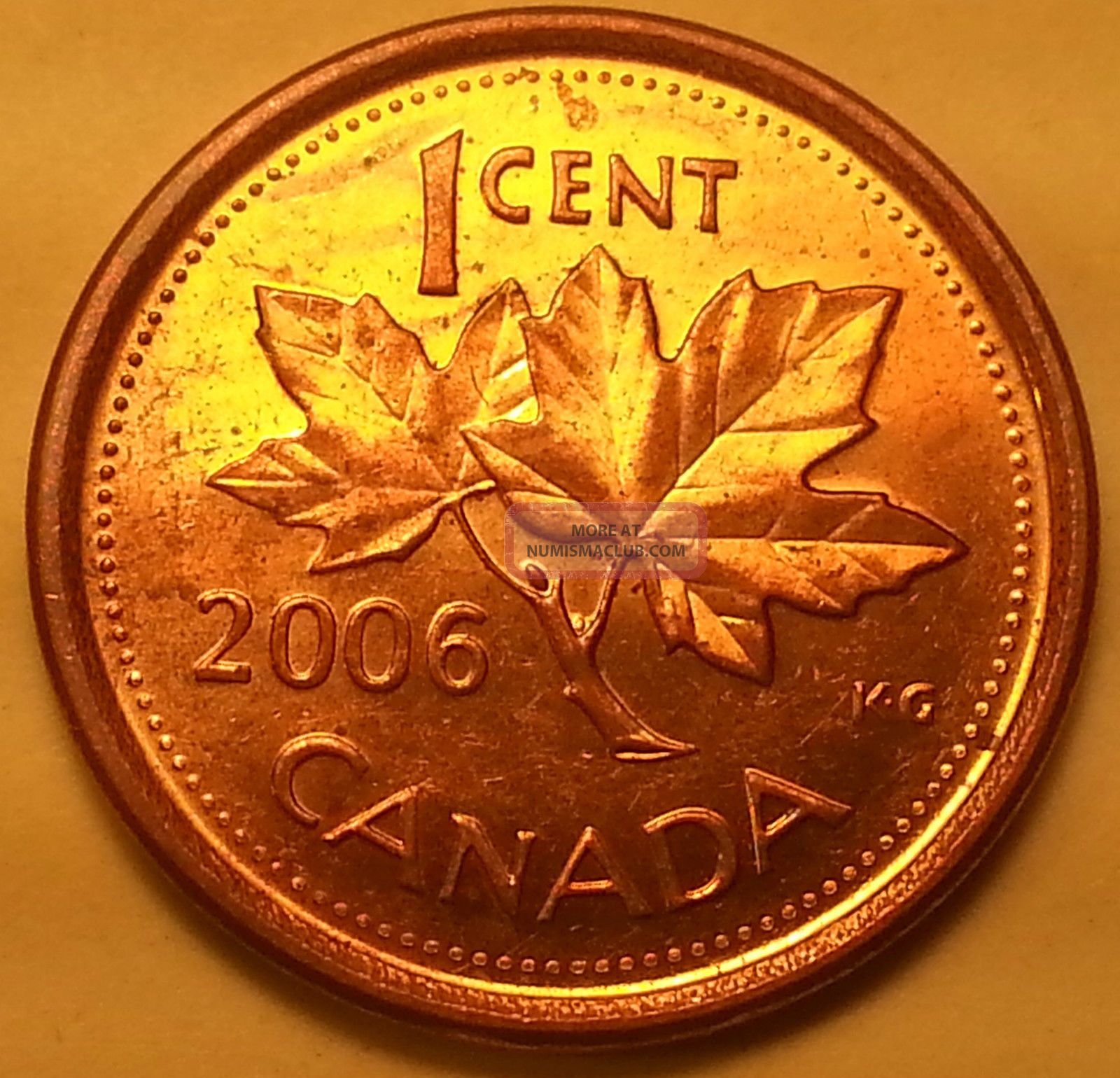 Extremely Rare 2006 Magnetic No Logo No P Canadian Small Cent S112 Beauty