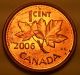 Extremely Rare 2006 Magnetic No Logo,  No P,  Canadian Small Cent S112 Beauty Coins: Canada photo 2