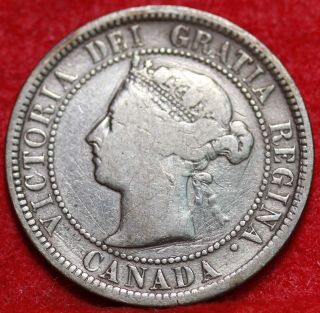 1888 Canada 1 Cent Foreign Coin S/h photo