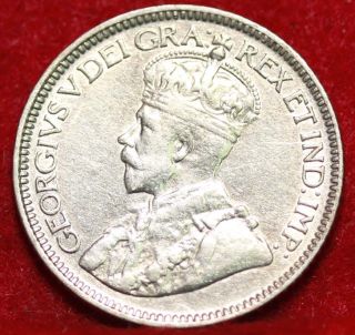 1917 Canada 10 Cents Silver Foreign Coin S/h photo