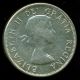 1958 Dot Canada,  Queen Elizabeth Ii,  Silver Fifty Cent Piece Coins: Canada photo 1