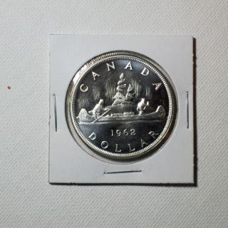 Canadian Silver Dollar Year 1962 photo