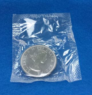 1964 Canadian One Dollar Silver Proof - Like Uncirculated Canada Coin Still photo
