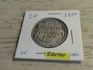 1950 Canadian Silver Half Dollar - Zbh400 photo
