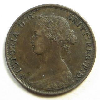 Canadian Province (nova Scotia) 1 Cent Broze Coin 1861 Queen Victoria - Au photo