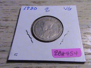 1930 Canadian Silver Quarter - Zbh454 photo