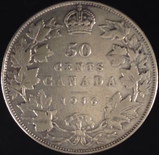 1916 Canada Fifty Cents photo