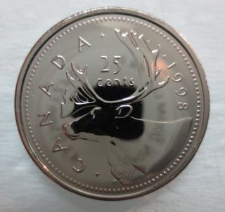 1998 Canada 25 Cents Proof - Like Coin photo