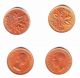 (1) 1951 And (1) 1952 Canadian Pennies In Ef State,  2 - 1952 - 2002 - 1 Is Magnetic Coins: Canada photo 1