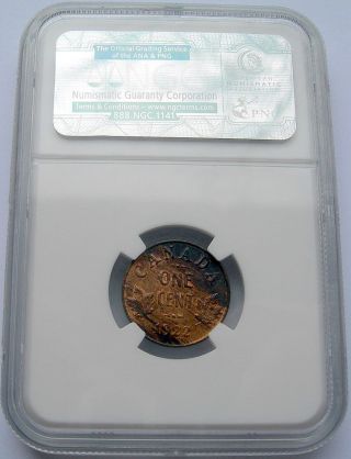 1922 Small Cent Ngc Ms - 63 Lustrous & Rare Date Key Penny photo