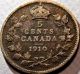 1910 Canada 5 Cents Coins: Canada photo 1