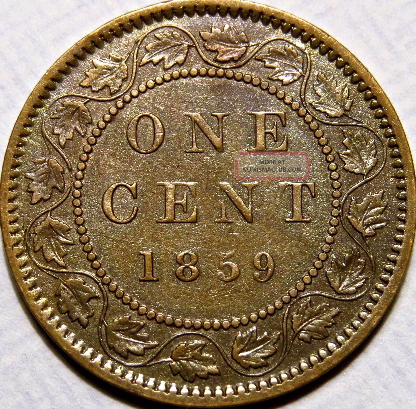1859 Canada Large Cent 1859-canada-large-cent
