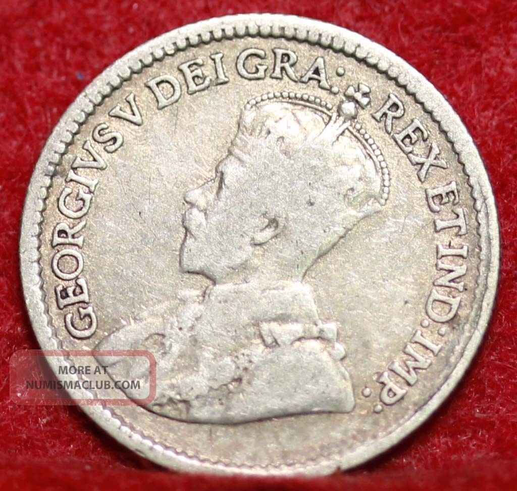 1918 Canada 5 Cents Silver Foreign Coin S h 1918-canada-5-cents-silver-foreign-coin-s-h