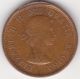 1962 Canada 1 Cent Coin - Pinched Rim Coins: Canada photo 2