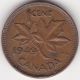 1949 Canada 1 Cent Coin - Doubling Of Gratia Rex Coins: Canada photo 2