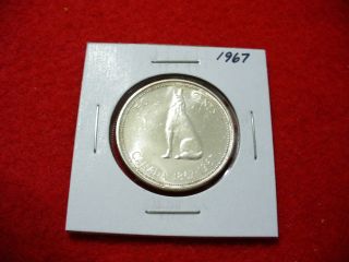 1967 Canada Silver Half Dollar 50 Cent Piece photo