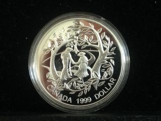 1999 Older Person Canadian Silver Dollar photo