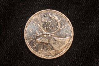 1991 Canada.  25 Cents.  (62) photo