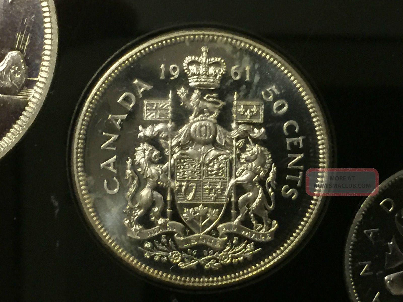 Canada 1961 Proof Like Silver 50 Cent Coin