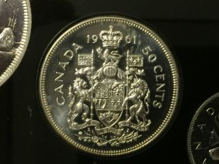 Canada 1961 Proof Like Silver 50 Cent Coin photo