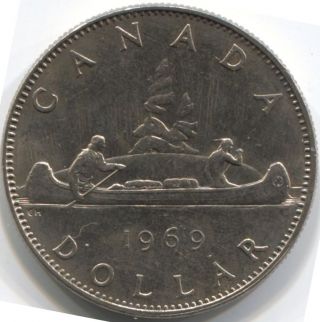 1969 Canada $1 One Dollar Coin photo