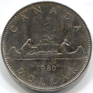1980 Canada $1 One Dollar Coin photo