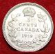 Uncirculated 1919 Canada 5 Cents Silver Foreign Coin S/h Coins: Canada photo 1