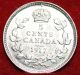 Uncirculated 1917 Canada 5 Cents Silver Foreign Coin S/h Coins: Canada photo 1