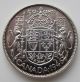 Canada 1946 Flat Back 9 Wide Date High 6 50 Cents Silver George Vi Variety Coins: Canada photo 1