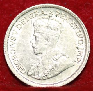 1916 Canada 5 Cents Silver Foreign Coin S/h photo