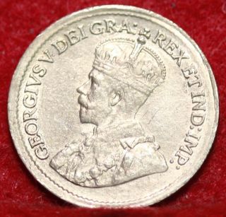 1916 Canada 5 Cents Silver Foreign Coin S/h photo