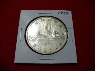 1959 Canada Silver Dollar Coin Grade See Photos photo
