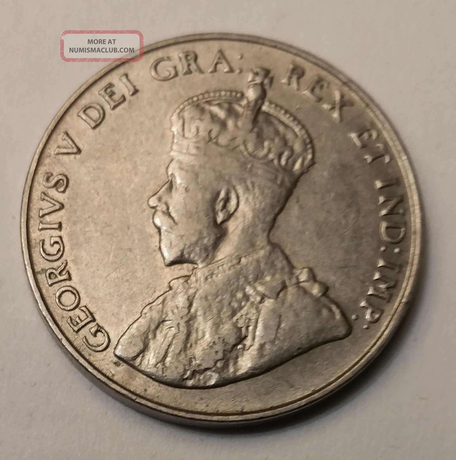 Canada 5 Cents 1922 Very Fine,  Coin - King George V Coins: Canada photo