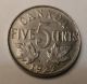 Canada 5 Cents 1922 Very Fine,  Coin - King George V Coins: Canada photo 1