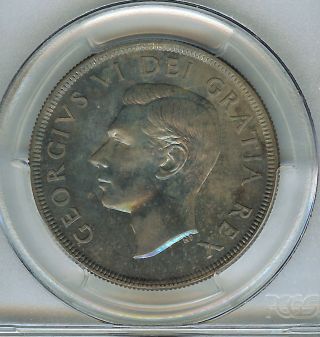 Canada 1949 Silver Dollar Pcgs Pl64 Extra Rare In Pl/proof Format photo