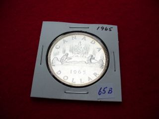 1965 Canada Silver Dollar Coin Grade See Photos 65b photo