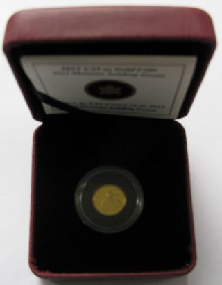 2013 Proof 50 Cents 1/25oz.  9999 Gold Inuit Art Owl Shaman Goose Canada Fifty photo