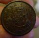 1854 Bank Of Upper Canada Canadian One Penny Copper Bank Token Coins: Canada photo 5