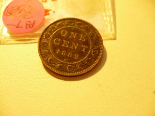Canada Large Cent 1882 - H photo