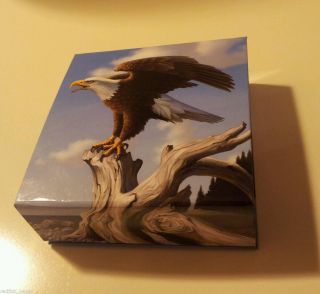 3nd Coin In Series $100 For $100 Silver Coin - Bald Eagle 2014 Ready To Ship photo