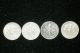 Four (4) Roosevelt Silver Dimes Not Scrap (or Scrap) All Readable Dates No Grade Coins: Canada photo 2