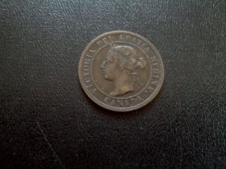 1901 Canada 1cent Penny photo