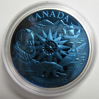 2007 Proof $20 Plasma 125th Anniv 1st International Polar Year Canada 925 Silver photo