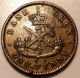 1854 Bank Of Upper Canada One Penny Token Dragon Slayer Coins: Canada photo 1